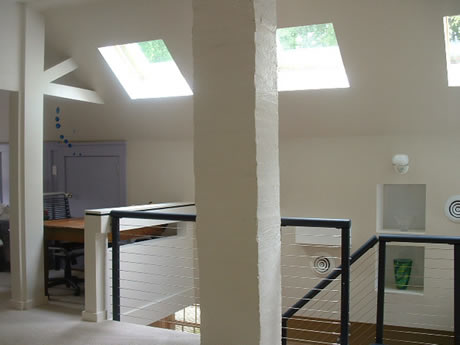 second floor stair